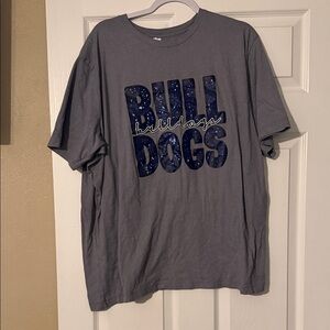 Bella Canvas Gray Bulldogs Tee